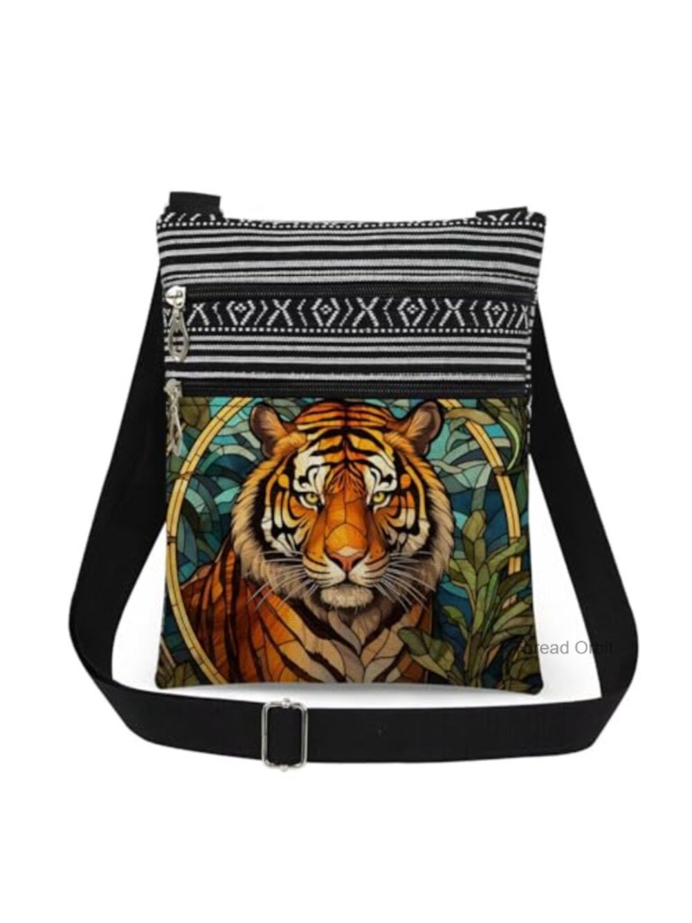 Polyester Crossbody Bag Adjustable Strap Dual Pocket Lightweight